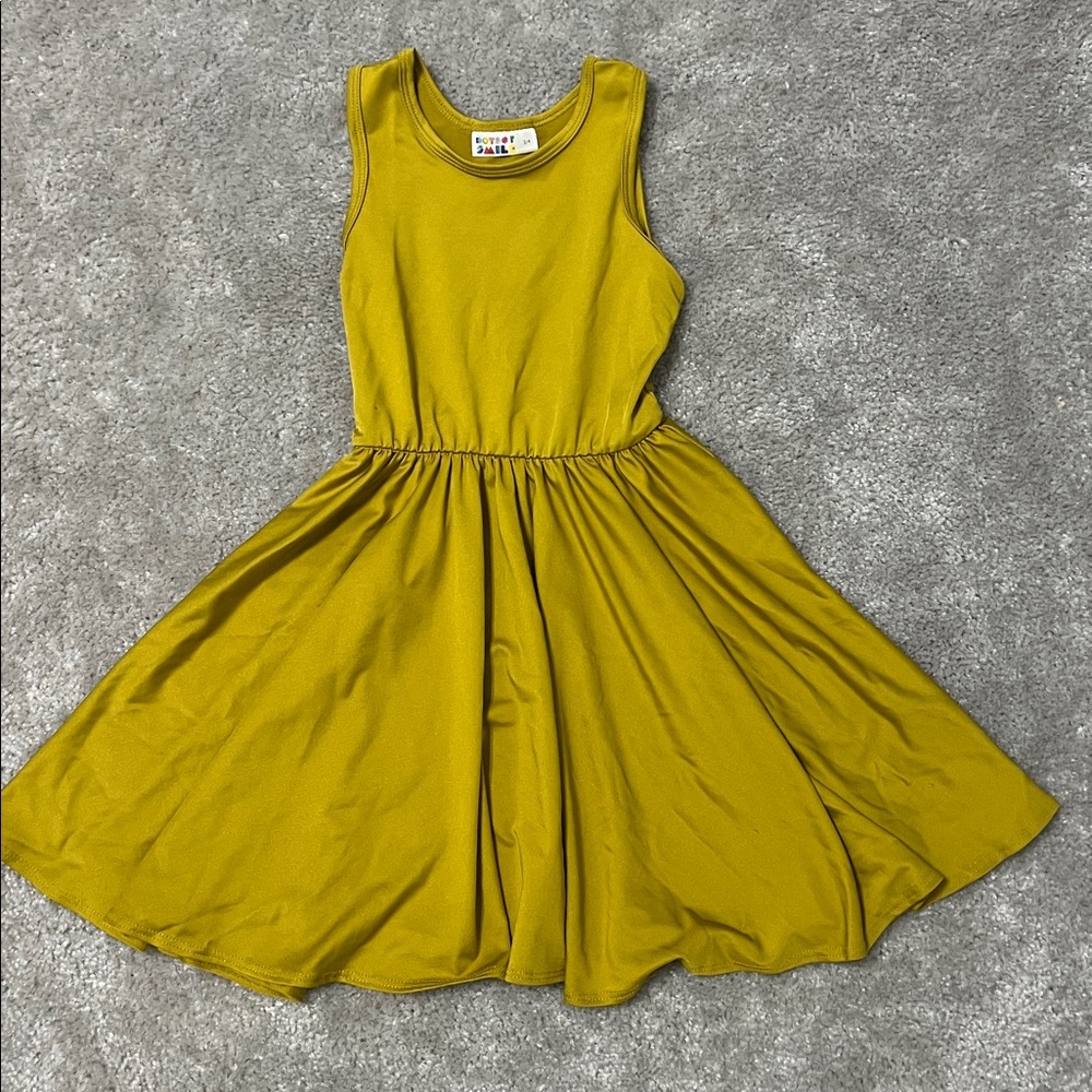 Yellow Sleeveless Dress